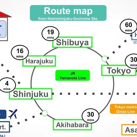 #2 3Stops To Shinjuku Station Stylish Spacious Studio Apartment 東京都 エクステリア 写真